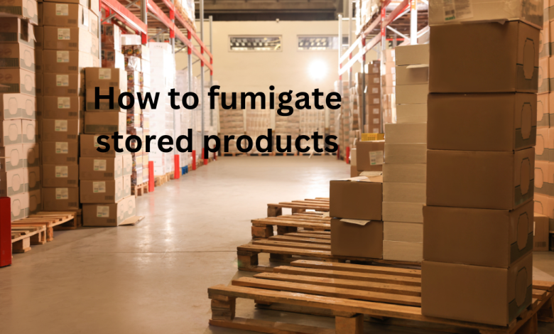 How to fumigate stored products